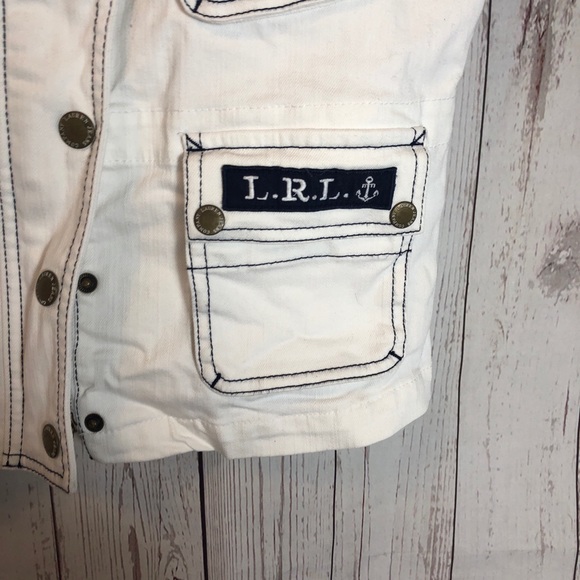 RALPH LAUREN Light Wash Denim Vest - Picture 4 of 4